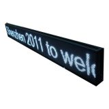 ป้ายไฟวิ่งแอลอีดีกึ่งนอกอาคาร /31" x 11" Semi Outdoor 4 Lines LED Scrolling Sign(Tricolor or Single Color)