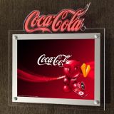 ตู้ไฟ LED อะครีลิคคริสตัลแบบบาง  ขนาด A2  รองรับการออกแบบโลโก้  --- A2 Size Crystal LED Super Slim Light Box with Logo