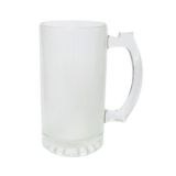 แก้วเบียร์ 16 ออนซ์ ,ผิวด้าน สำหรับพิมพ์ Sublimation (16 OZ Frosted Glass Sublimation Bear Mug)