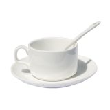 ชุดถ้วยกาแฟเซรามิคสีขาว (Ceramic Sublimation Coffee Cup)
