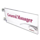 ป้ายติดประตูภายในอาคารขนาด 210x297 มิลลิเมตร  ---Office Door Sign Indicator 11.7" x 4.7" (297mm x 120mm)   