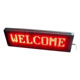 ป้ายวิ่งอินดอร์ชนิด  2-line LED แบบ 3 สี   ขนาด 20 x6 นิ้ว (  20" x 6" Indoor 2 Lines LED Scrolling Sign(Tricolor or Single Color))