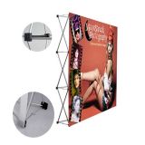 ป้ายแสดง  Pop Up  รูปทรงแนวตรง ขนาด 7.5 ฟุต ยึดเชื่อมต่อ ด้วยสปริง --- 7.5ft Straight Velcro Pop Up Display-Spring Connections