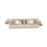 หลอดไฟ LED  Module SMD 3528 ชนิดกันน้ำ (2LED,ไฟสีขาว, 0.24 วัตต์ ขนาด กว้าง19x ยาว 26 มม)  --- SMD 3528 Waterproof LED Module (2 LEDs, White Light, 0.24W, L26 x W7mm)