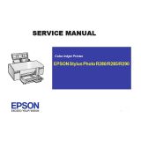 คู่มือการใช้งาน เครื่องพิมพ์ EPSON R280 285 290 (ภาษาอังกฤษ) ,คู่มือการบำรุงรักษา Stylus Photo280 285 290 (ดาวน์โหลดได้โดยตรง)--- EPSON R280 285 290 Printer English Service Manual, Stylus Photo280 2