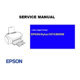คู่มือเซอร์วิสเครื่องพิมพ์ EPSON Stylus C87 88/D88 Printer English Service Manual (Direct Download) ภาษาอังกฤษ (ดาวน์โหลดไฟล์)