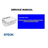 คู่มือเซอร์วิสเครื่องพิมพ์ EPSON Stylus CX3700 3800 3805 3810/DX3800 3850 Printer English Service Manual ภาษาอังกฤษ (ดาวน์โหลดไฟล์)