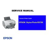 คู่มือเซอร์วิสเครื่องพิมพ์ EPSON Stylus Photo RX700 English Service Manual ภาษาอังกฤษ (ดาวน์โหลดไฟล์)