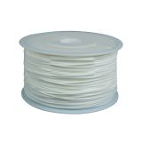 เส้นใย ABS  สีขาว สำหรับ เครื่องพิมพ์ ตั้งโต๊ะ 3D / White ABS Filament for Desktop 3D Printer 