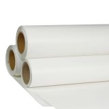 กระดาษทรานเฟอร์  (วัสดุ PU),สีขาว, ชนิดม้วน  ขนาด 19.7" x 98´ ใช้พิมพ์ภาพ และตัด สำหรับ ถ่ายโอนรูปภาพ จากการพิมพ์ลงบนเสื้อยืด ด้วยความร้อน 