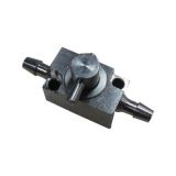 วาล์วโลหะ 2  ช่องทางสำหรับเครื่องพิมพ์     WitColor,    Liyu,    Gongzheng Infiniti --- Manual two-way Valve (metal)
