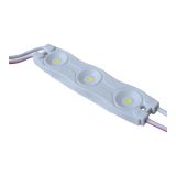 ไฟ LED Module  SMD2835  กันน้ำ(3LED,แสงสีขาว,0.72 วัตต์, ขนาด  กว้าง16xยาว70 xสูง5 มม) ---SMD 2835 Waterproof LED Module (3 LEDs, White Light, 0.72W, L70 x W16 x H5mm)