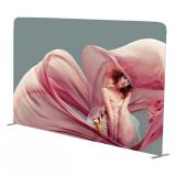 10ft Straight Fabric Tension Display Wall (Double Sided Graphics Included)