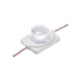 ไฟ LED Module   SMD  :  5050 ชนิดสว่างมาก  กันน้ำได้  (  1LED, แสงสีขาว,   1.5วัตต์  ขนาด 32x42x19 ) สำหรับตู้ไฟสองด้าน--- Waterproof LED Module 