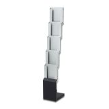สแตนหรือชั้นวางโบรชัวร์5 ชั้น แบบพับได้ (Folding Brochure Stand with Five Pockets)