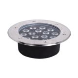 โคมไฟใต้ดินหรือโคมไฟฝังพื้น (LED) RGB, พลังงาน 18X1 วัตต์ ---18X1W RGB Underground LED Lamp