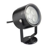 โคมไฟใต้น้ำ LED (สีดำ) RGB / 12-24 โวลต์ / 6x1 วัตต์ 12-24V 6x1W RGB Black Underwater Lamp