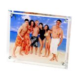 กรอบรูปกระจก,ขนาด 11" x 9" สำหรับ พิมพ์ภาพถ่ายโอนความร้อน---11" x 9" Sublimation Blank Glass Photo Frame