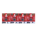 ชิปถาวรสำหรับตลับหมึก UV Mimaki LH100-0659 ( 4 สี / CMYK )---Chip Permanent for Mimaki LH100-0659 UV Cartridge 4 Colors CMYK