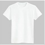 เสื้อยืด,สีขาว,(ผ้าโพลีเอสเตอร์) สำหรับเด็ก ใช้พิมพ์ภาพถ่ายโอนความร้อน (Sublimation)