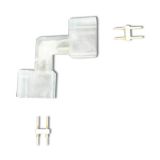 ข้อต่อ ไฟเส้น นีออน หรือ ไฟสายยาง นีออน (ข้อต่อรูปทรงตัว "L") --- "L" Type Connector for Neon Light Belt