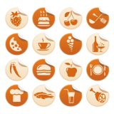 ไอคอน,ภาพเวกเตอร์  เค้ก และ ถ้วยกาแฟ    ( สามารถ ดาวน์โหลดภาพประกอบนี้ ได้ฟรี)---Big Coffee and Cake Vector Flat Icon Set (Free Download Illustrations)