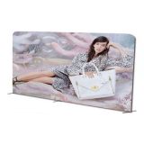 20ft Straight Fabric Tension Display Wall(Double Sided Graphics Included)