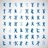 ภาพเวกเตอร์ - ป้ายท่าทางการออกกำลังกาย & การเคลื่อนไหว ร่างกาย  ( สามารถ ดาวน์โหลดภาพประกอบนี้ ได้ฟรี)---Body Workout Exercise Posture Body Movements Signs Set Vector Illustrations (Free Download 