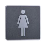 ป้ายสัญญาลักษณ์  ห้องน้ำเพศหญิง , วัสดุ ABS ---Female, Toilet ,Restroom Signs, ABS New Material