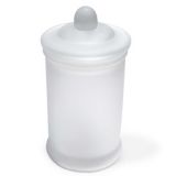 โถคุกกี้ สำหรับ พิมพ์ภาพถ่ายโอนความร้อน---Sublimation Blank Glass Seal Pot Cookie Jar