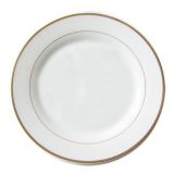 จานเซรามิคสีขาว ขอบทองขนาด 10 นิ้ว  (10 Inch Sublimation  Plate With Golden Rim)
