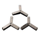 ป้ายชื่อแถบแม่เหล็ก ติดหน้าอก ,สีโลหะ --- Metal Strong Magnetic Name ID Tag Badge Fastener Holder Card Tag, Metallic Color