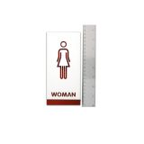 ป้ายห้องน้ำหญิง ,วัสดุอะคริลิค --- Female, Toilet, Restroom Signs, Acrylic
