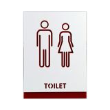 ป้ายห้องน้ำชาย/หญิง,  วัสดุอะคริลิค  ---- Male / Female, Toilet, Restroom Signs, Acrylic
