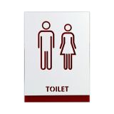 ป้ายห้องน้ำชาย/หญิง, วัสดุอะคริลิค ---- Male / Female, Toilet, Restroom Signs, Acrylic