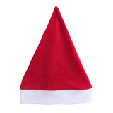 หมวกคริสต์มาส  หรือหมวกซานตาครอส สำหรับผู้ใหญ่ ใช้พิมพ์ภาพถ่ายโอนความร้อน(Sublimation) --- Simple Design Blank Sublimation Christmas Caps Soft Plush Hats for Adults