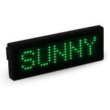 ป้ายชื่อ ไฟวิ่ง LED,สีเขียว (102 x 33 x 5 ม.ม.)---Green LED Name Badge Whit Scrolling Message (102 x 33 x 5mm)