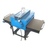 เครื่องพิมพ์เสื้อชนิดใช้งาน 2 ด้านขนาด 31x39 นิ้ว  --- 31" x 39" Pneumatic Double-Working Table Large Format Heat Press Machine with Pull-out Style