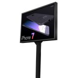 ตู้ไฟโฆษณาอัจฉริยะแบบหน้าเดียว,เสาเดียวยกสูงขนาด 3x4.3 เมตร --- Single Side Scrolling Light Box 118.1"×169.3" (3000×4300)