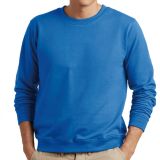 เสื้อยืดแขนยาว ,ผ้าคอตตอน  และผ้าโพลีเอสเตอร์   สำหรับผู้ชาย ,รองรับการพิมพ์ภาพ & ออกแบบภาพพิมพ์ โดยผู้ใช้งาน---Long Sleeve Crewneck Sweatshirts Cotton and Polyester T-Shirts for Men