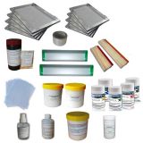 อุปกรณ์สำหรับ การพิมพ์สกรีน เสื้อยืด --- T-Shirt Screen Printing Materials Kit-E