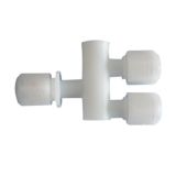 H-E Parts 4mm Threaded Three-way Tube Fitting for 3 x 4mm Tube