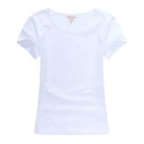 เสื้อยืดผ้าคอตตอน  (  สำหรับสุภาพสตรี   )    สีล้วนสำหรับรองรับการพิมพ์สกรีน  (10  ตัว  /  แพ็ค ) --- Combed Cotton T-Shirt Raglan with Whole Colorful for Women
