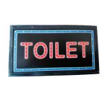 ป้ายไฟ  LED สัญลักษณ์     " Toilet   ( ห้องน้ำ  ) "   ขนาด 25*48cm --- 25*48cm LED Toilet Sign