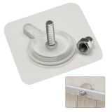 ตะขอแขวนผนังปราศจากตะปู 6pcs/pack Household Wall Mount Seamless Self Adhesive Sticky Nails Screws for Bathroom Shower Kitchen Installation