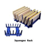 ที่วางไม้ปาดพิมพ์สกรีนแนวนอน 6 ชั้น Screen Printing Squeegee Rack 6 Layers Scraper Holder Destop Setting Tools Rack