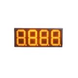 ป้ายราคาเชื้อเพลิงอิเล็คทรอนิกส์ สำหรับปั๊มน้ำมัน LED สีเหลือง 12" LED Gas Station Electronic Fuel Price Sign Yellow Color