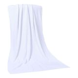 ผ้าเช็ดตัวสำหรับพิมพ์ระเหิด  10 ชิ้น/แพ็ค  10pcs Blank White Sublimation Bath Towel Large for Adults
