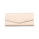 กระเป๋าสตางค์แบบยาวของผู้หญิงสำหรับพิมพ์ระเหิด New Blank Sublimation Leather Fashion Trifold Lady Clutch Wallet Long Wallet