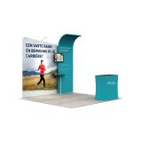 ป้ายโชว์การค้าแบบประกอบเร็วกำนดเอง 10 ฟุต 10ft Modular Custom Fast Assemble Trade Show Display -C4A6